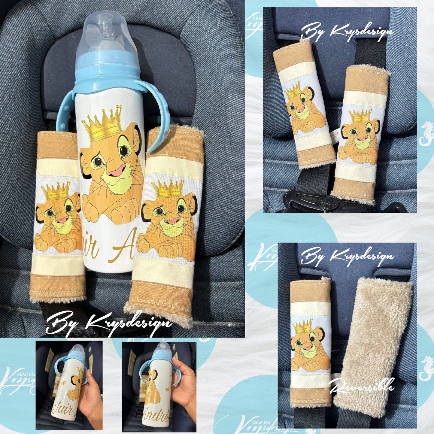 Conjunto CLÁSICO para car seat ( incluye covers en mosquitero )