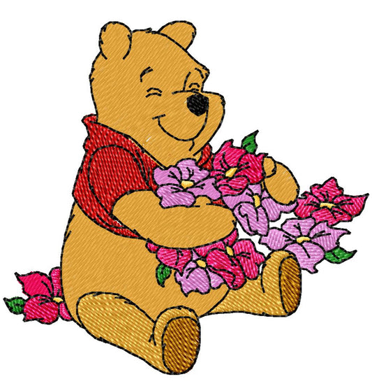 Winnie the pooh/flowers