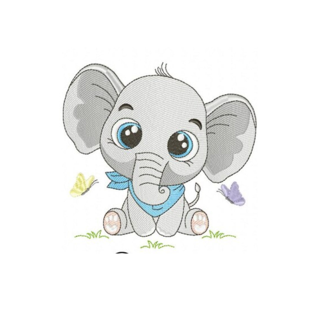 ELEPHANT WITH BANDANA