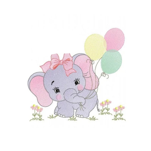 ELEFANTE CON GLOBOS