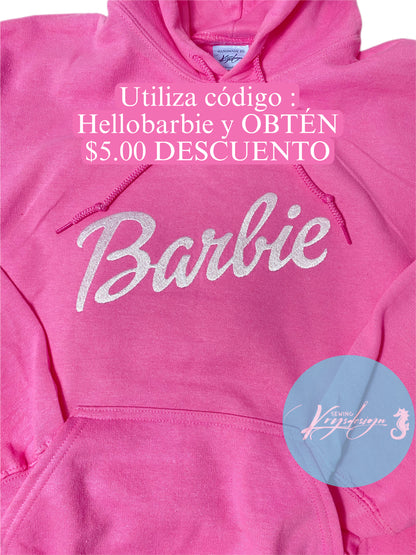Barbie hoodies BORDADOS niñ@s