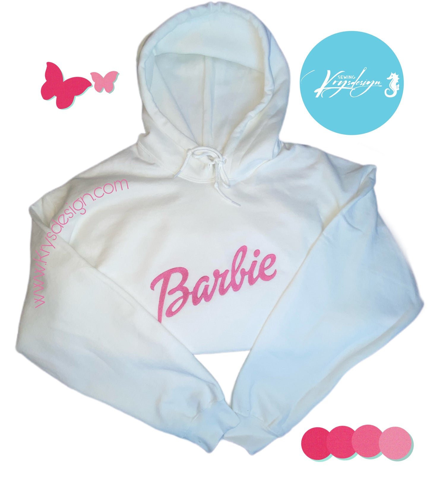 Barbie hoodies BORDADOS