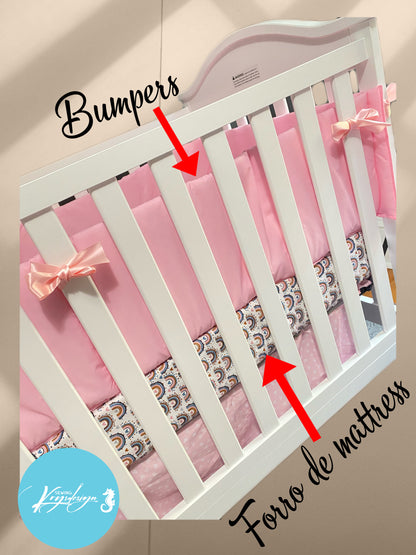 FLAT Bumpers for Crib